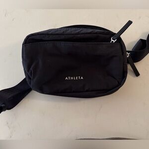 Athleta Black Belt Bag/Crossbody